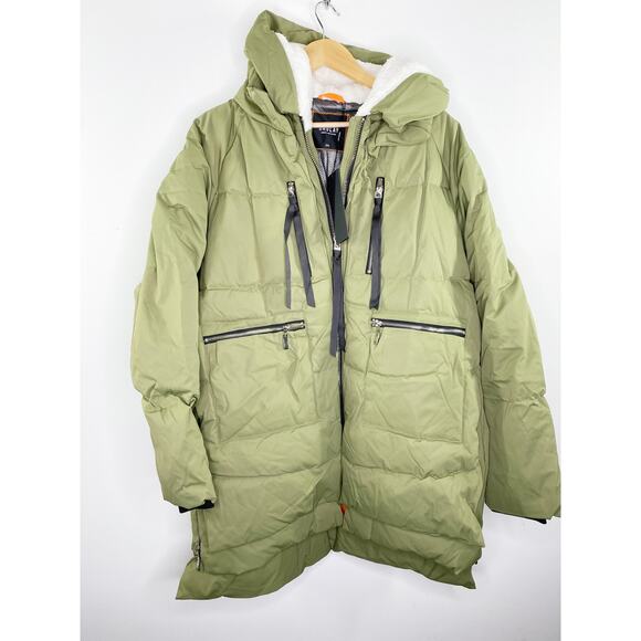 OROLAY Green Zip Front Thickened Down Coat Jacket Women's Plus Size 2XL NWT - Picture 16 of 16